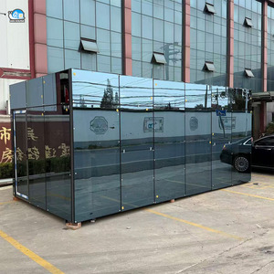 Casa Contenedor Prefabricada Móvil de Lujo de 20 pies, Personalizada de Fábrica Moderna, con Tres Paredes de Vidrio Panorámicas - Product Image 3
