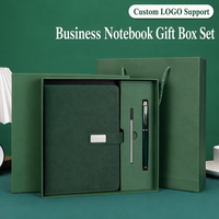 Service OEM/ODM : Coffret cadeau en PU rigide, stylo de signature, recharge, ensemble cadeau d'affaires portable, journal, carnet personnalisable