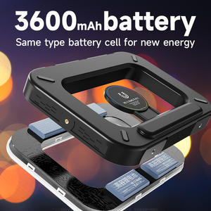 Anneau lumineux 5600K avec plate-forme vidéo pour Smartphone nouveau stabilisateur portable pour Filmaking Live Streaming YouTube matière <span class=keywords><strong>plastique</strong></span> durable - Product Image 6