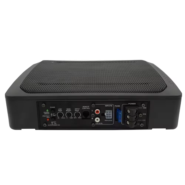 Factory Directly New Sale 6x8" Inch 550 Watts High Quality Subwoofer Car Audio Power Active Under-seat Subwoofer Enclosure