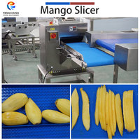 Op maat gemaakte fruit-schil- en snijlijn voor mango's, inclusief mango-schiller en -snijmachine voor de verwerking van gedroogde mango's