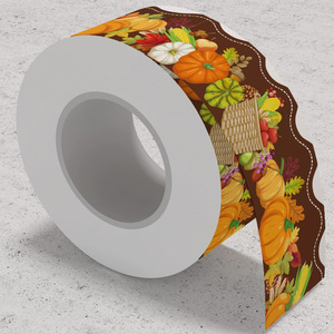 Christmas Bulletin Board <b>Decorations</b> Set Gingerbread Man Borders <b>Decorative</b> Flowers Waterproof Gloss Laminated <b>Wall</b> <b>Stickers</b> - Product Image 5