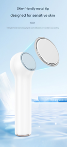 Appareil facial chaud et froid pour les pores, compresse de glace LED et thérapie thermique, outil de beauté rechargeable, étanche IPX7, masseur pour le soin de la peau - Product Image 3