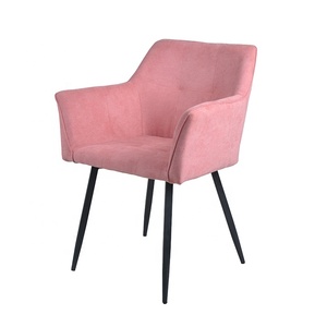 Precio barato de Bazhou fábrica de muebles para el hogar de metal moderno tapizado PU Silla de comedor de cuero al por mayor - Product Image 4