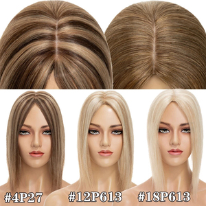 Postizo de Cabello Humano 100% con Clip para Mujer, Largo/Corto - Product Image 3