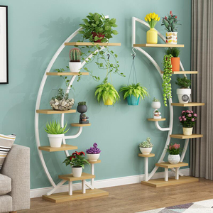 Supporto per <span class=keywords><strong>Fiori</strong></span> in Ferro Battuto Rotondo per Soggiorno <span class=keywords><strong>e</strong></span> Balcone, <span class=keywords><strong>Vendita</strong></span> Calda - Product Image 4