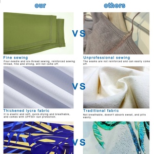 Wholesale <b>Surf</b> Shirts <b>Printed</b> Compression Shirt Long Sleeve Wholesale Polyester Sublimation Upf 50 Rashguard for Men - Product Image 6