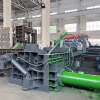 Compresseur hydraulique horizontal automatique pour le recyclage des métaux de rebut, presse à balles hydraulique pour les métaux de rebut, les fils d'acier