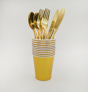 Couverts Ensembles Cuillères Fourchettes et Couteaux Décorations du Nouvel An Nipkin Forchette Plastique Personnalisé Chinois Heavy Duty Jetable - Product Image 4