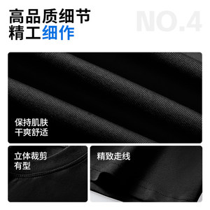 Customized Work Uniforms Logo Printing Summer Round Neck Short Sleeve <b>T</b> <b>Shirts</b> For Corporate Group Activities Cultural Events - Product Image 4