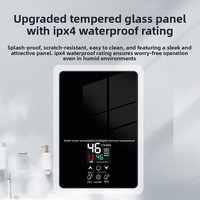 Chauffe-eau électrique instantané 5500W, contrôlé par micro-ordinateur, unité compacte à température constante pour salles de bain et douches