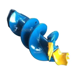 Ashok Industries Heavy Duty Soil <b>Auger</b> & Earth <b>Drilling</b> Tool for 50 Ton Excavators Blue 6000 Working Pressure 450 KNm Max Torque - Product Image 2