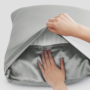 Bán Buôn 22Momme 100% Lụa Áo Gối Gost Tùy Chỉnh Thêu Logo Tinh Khiết Dâu Lụa Gối Trường Hợp - Product Image 5