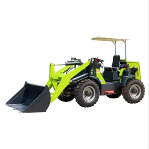 Mini Electric Loader 0.4ton 0.6ton Battery Operated 4 Wheel Drive Diesel Loader 15hp 25hp