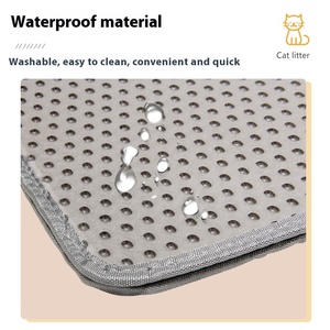 Moderno doppio strato EVA in plastica Oxford tappetino per <span class=keywords><strong>gatti</strong></span> lavabile antiscivolo lettiera per <span class=keywords><strong>gatti</strong></span> con schiuma forniture per <span class=keywords><strong>gatti</strong></span> - Product Image 5