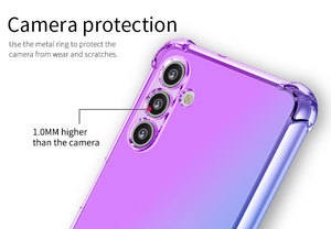 Funda para Teléfono Samsung <span class=keywords><strong>Galaxy</strong></span> A13, Antigolpes, Delgada, con Agarre, TPU Suave, Color Degradado, Parte Trasera Transparente, para Samsung A13 5G - Product Image 5