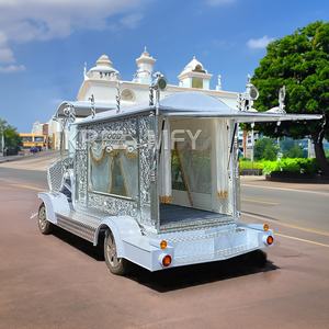 Cercueil électrique sans chevaux, type Rolls Royce, pour transport funéraire, blanc, à 4 roues - Product Image 2