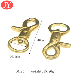 جودة عالية صلبة النحاس هوك المفاجئة للحقائب الجلدية مختلف الأحجام قفل معدني - Product Image 2