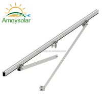 Kit solaire domestique, suivi solaire axial unique, installation facile, aluminium, caméra de sécurité PV, systèmes de panneaux solaires