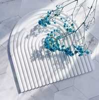 Molde de Resina de Silicona H007 para Bandeja con Ondas, Molde para Fundición de Epoxi para Taza, Frutero, Florero, Soporte de Almacenamiento, Artículos de Decoración y Manualidades