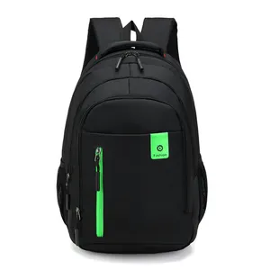 Custom Logo Men's Backpack Oxford Waterproof Business Computer Bag High School Student School Bag Lightweight Travel Backpack