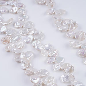 Perlas Redondas Edison de 13-16 mm, Perlas Doradas, Partículas de Perlas Dispersas, para Joyería DIY, Colgantes, Pendientes, Perlas Sueltas al por Mayor - Product Image 3