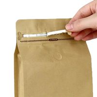 Emballage mat gagnant Sacs transparents Pochette à fond plat en poly aluminium scellé de luxe anti-odeur
