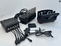 Control Remoto Inalámbrico de 6 Canales 24/12V 30W con Configuración de Embrague Electromagnético para Grúas de Camión