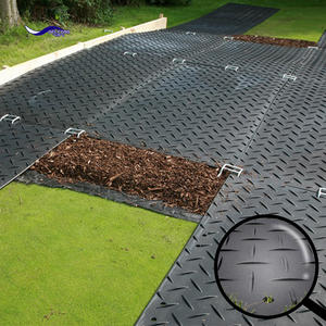 Protection du paysage: Routes d'accès temporaires Tapis de protection de pelouse avec tapis de gazon - Product Image 1