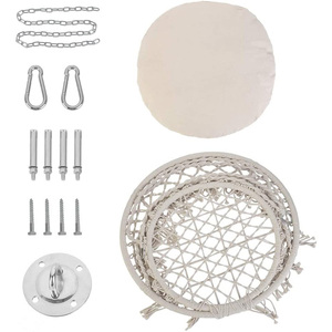 Silla Colgante <span class=keywords><strong>de</strong></span> Camping con Cojín, Muebles <span class=keywords><strong>de</strong></span> Patio Modernos para Jardín, Patio y Camping - Product Image 3