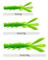 Leurre souple TPE LureStorm 5cm/6cm/7cm en forme de crevette pour la pêche en eau douce/salée et en rivière, ciblant le brochet, le brochet blanc et les poissons d'eau salée