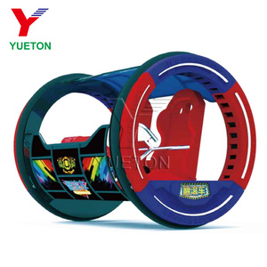 Vente en gros de manèges de carnaval, équipement de parc d'attractions, manège, voiture heureuse roulante à <span class=keywords><strong>360</strong></span> degrés pour enfants et adultes - Product Image 3