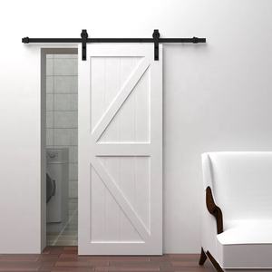 Thiết Kế Hiện Đại Gỗ Rắn Cánh Cửa Duy Nhất Cửa Tủ Quần Áo Bên Trong Trượt Barn Door Thiết Kế - Product Image 1