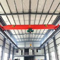 Pont roulant monopoutre compact avec palan électrique pour la manutention de matériaux et le déplacement d'équipements en atelier et entrepôt