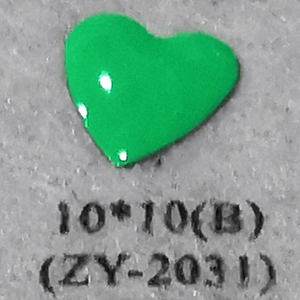 Calidad coreana 8mm 10mm en forma de corazón Fluorescente Nailhead Rhinestones Hot Fix <span class=keywords><strong>Metal</strong></span> <span class=keywords><strong>Studs</strong></span> para Nail Art en zapatos y ropa - Product Image 3