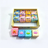 En gros Jouet Squishy Savon de Fromage à Montée Lente Anti-stress Visage Emoji Bloc de Construction pour Enfants et Adultes