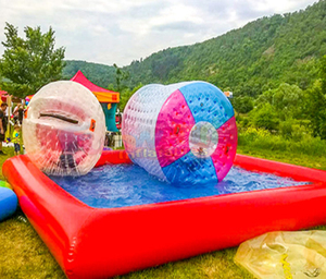 Piscina inflable redonda para niños, piscina hinchable con tobogán - Product Image 6