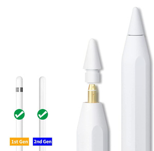 Pointes de rechange blanches pour <span class=keywords><strong>Apple</strong></span> <span class=keywords><strong>Pencil</strong></span> 1ère/2ème génération, accessoires pour stylo tactile - Product Image 1