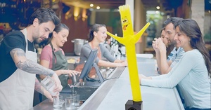 LB15285 Vente en gros <span class=keywords><strong>pas</strong></span> <span class=keywords><strong>cher</strong></span>, cadeau pour enfants, <span class=keywords><strong>mini</strong></span> figurine gonflable USB de bureau, petit danseur aérien, tube gonflable fou, vente de marionnettes gonflables - Product Image 4