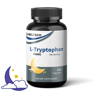 Cápsulas de L-Triptófano Complejo de Marca Privada OEM, Fórmula Calmante para la Relajación y el Bienestar - Product Image 1