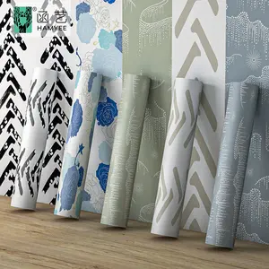 Custom design wallpaper no moq pvc wallpaper image customization luxury wallpaper