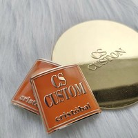 Étiquette métallique de luxe personnalisée en aluminium gaufré avec logo, adhésif 3M haut de gamme, autocollant doré métallique pour bouteille de parfum, plaque signalétique