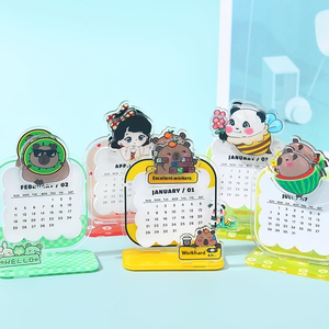 Tùy Chỉnh Dễ Thương <span class=keywords><strong>Acrylic</strong></span> <span class=keywords><strong>2025</strong></span> Mini Bàn Lịch Nhỏ Hàng Tháng Máy Tính Để Bàn Thường vụ Lịch Nạp Cho Trẻ Em Trường Nhà Lớp Học Trang Trí Nội Thất - Product Image 6
