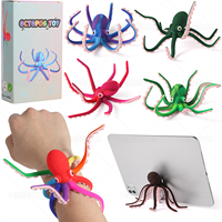 Jouet d'aspiration de tentacule de pieuvre classique Jouets spongieux en silicone pour filles et garçons