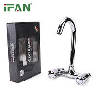 IFAN vente en gros 883.494.03B eau utilisation laiton Bibcock robinet argent laiton Bibcock poignée bavoir robinet d'eau