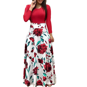 Vestidos <span class=keywords><strong>de</strong></span> <span class=keywords><strong>Encaje</strong></span> Largos Casuales para Mujer Talla Grande, Estilo Africano Elegante, con Cinturones en la Cintura Natural, Tela Lavable - Product Image 2