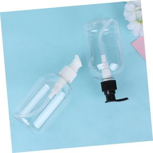 300ml 500ml 10oz 16oz Cosmetic Packaging Container <b>for</b> Skin Care Serum Lotion Body Wash Shower Gel Shampoo Pet Use Plastic Pump - Product Image 5