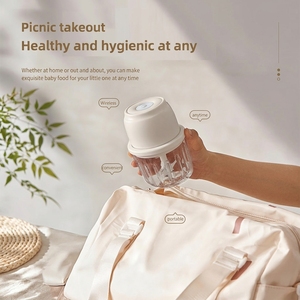 Picadora de Ajo Eléctrica Portátil, Mini Picadora de Alimentos para Ajo, Cebolla y Carne, Trituradora, Licuadora, Utensilio de Cocina para el Hogar - Product Image 6