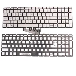 Keyboard Laptop baru untuk HP 15-DY0000 15-dy1000 15T-DY100 Notebook perak PC Hitam Perak Keyboard Inggris AS