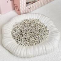 Kit de fabrication de bijoux en perles lâches couleur argent pour bracelets et colliers faits main DIY